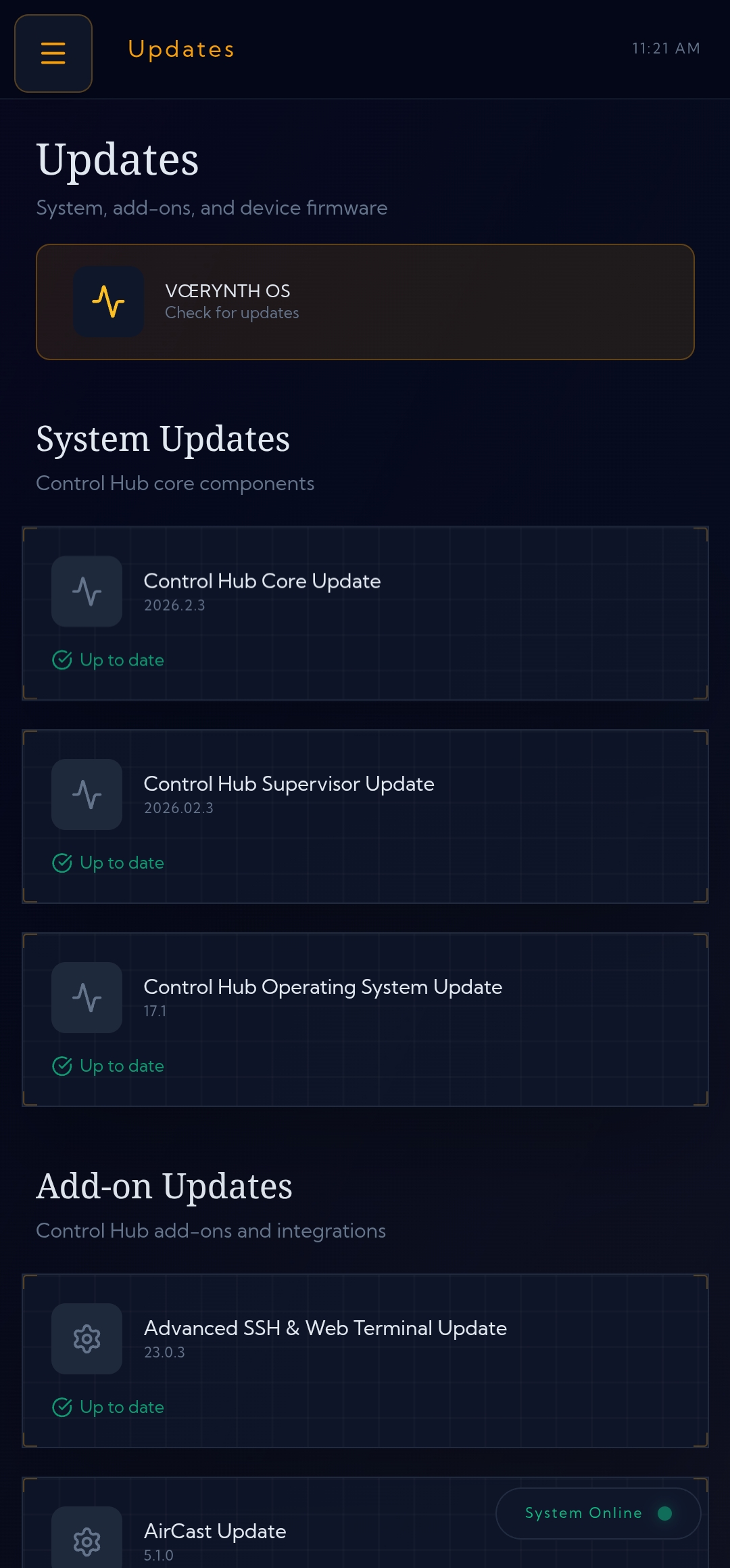 Vœrynth OS Mobile View 6